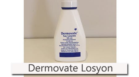 Dermovate sac losyonu