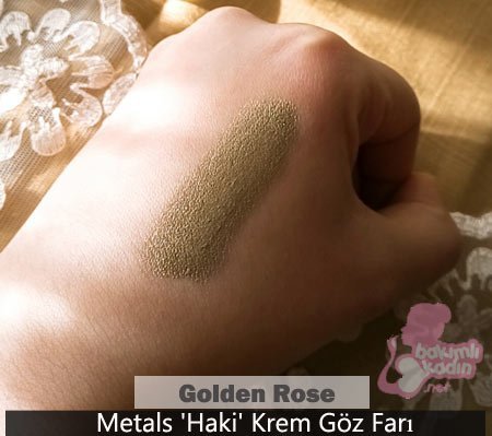 Golden Rose Göz Farı: Metaller Haki Krem 1