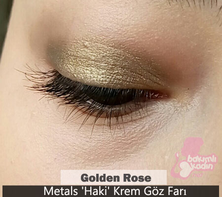 Golden Rose Metals 'Haki' Krem Göz Farı