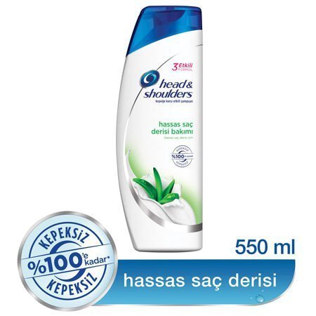 Hassas kafa derisi için şampuan 