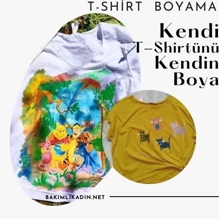 T shirt Boyama kapak